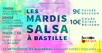 visuel Les mardis salsa à Paris Bastille