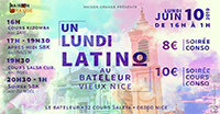 visuel lundi Latino dans le vieux Nice, le 10 juin 2019