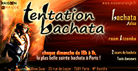 visuel Tentation Bachata, tous les dimanches à Paris Bastille