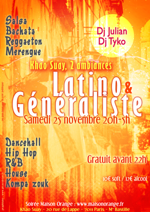 flyer Nuit Lation Généraliste du 25 novembre 2017
