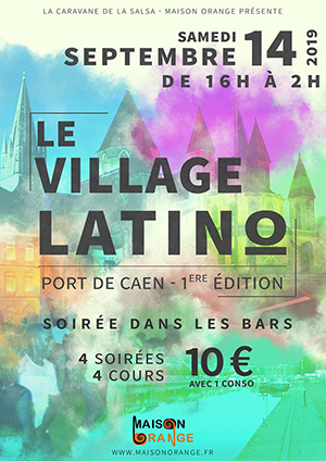 visuel village latino de Caen du 14 septembre 2019