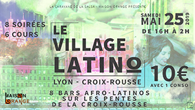 visuel village latino de Lyon du 25 mai 2019