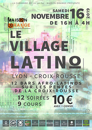 visuel village latino de Lyon du 25 mai 2019