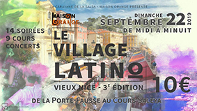 visuel village latino de Nice du 22 septembre 2019
