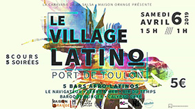 visuel village latino de Toulon, vieux port du Samedi 30 mars 2019